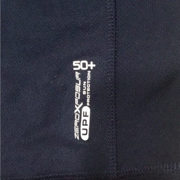 NWT ZERO XPOSURE Swim/Sun Shirt, UPF 50+, Sustainable,‎ Size Large (14/16) - Picture 4 of 10